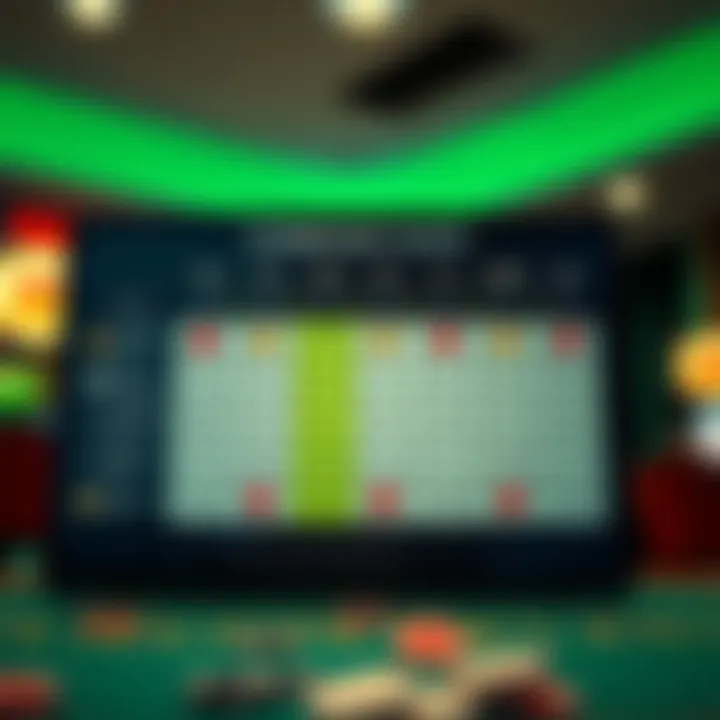 Comparing Slot Betting Platforms Comparison chart of popular slot betting sites