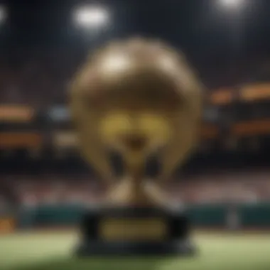 The Glory of the World Series Baseball championship trophy
