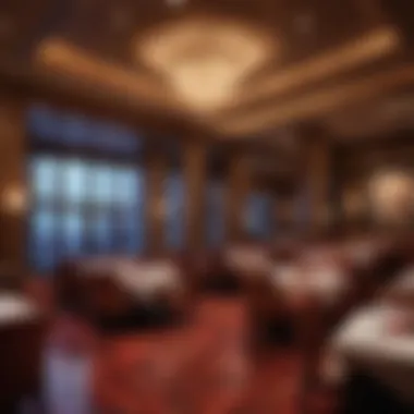 Vibrant dining area within Bally's Resort featuring gourmet cuisine