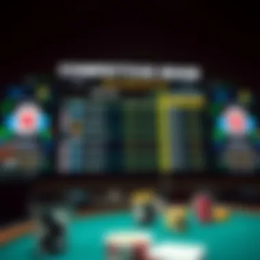 A dynamic leaderboard displaying top players and their achievements