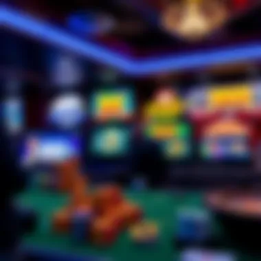Variety of Casino Games Available An engaging graphic illustrating various game types available on casino apps