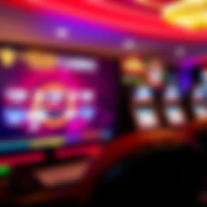 A vibrant screenshot of the Caesars Online Casino interface