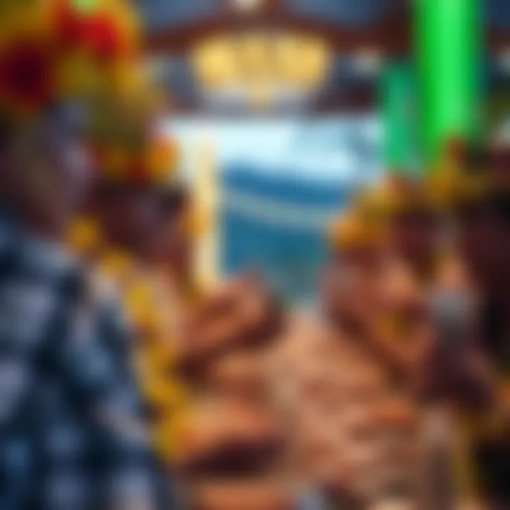 Celebrating Culture in Hawaii Traditional Hawaiian festivities highlighting the blend of culture and gaming.