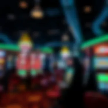 Interior view of a gaming floor with diverse gaming options.