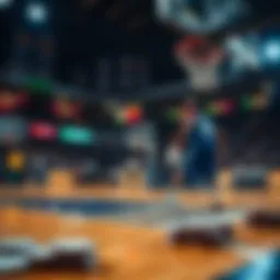 Basketball betting strategy concept