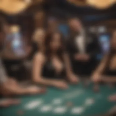 High-stakes blackjack game environment