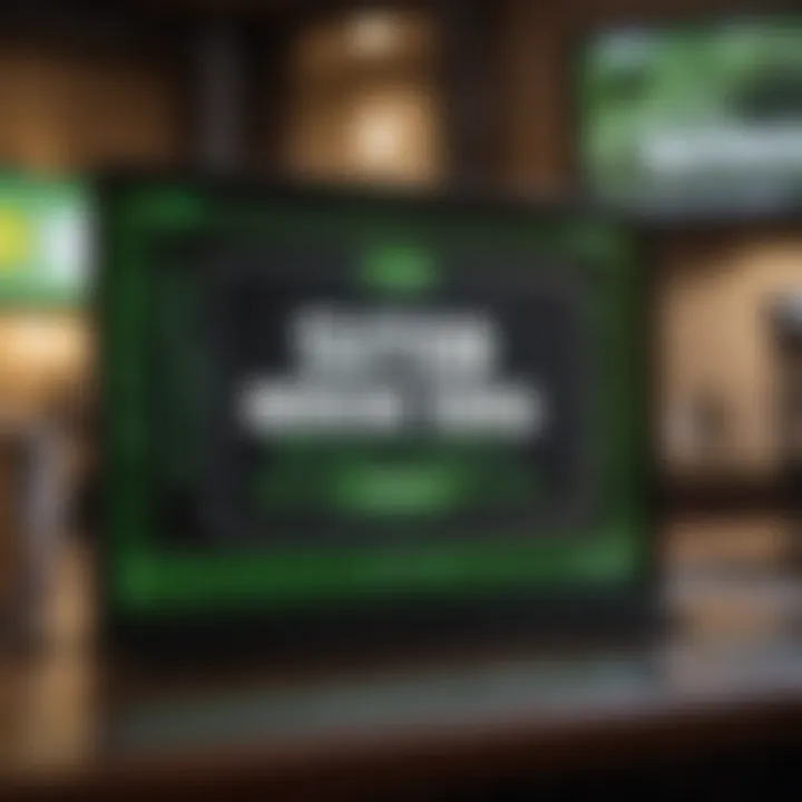 DraftKings gift card displayed on a digital screen