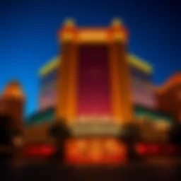 Exterior view of MGM Casino showcasing its architectural grandeur