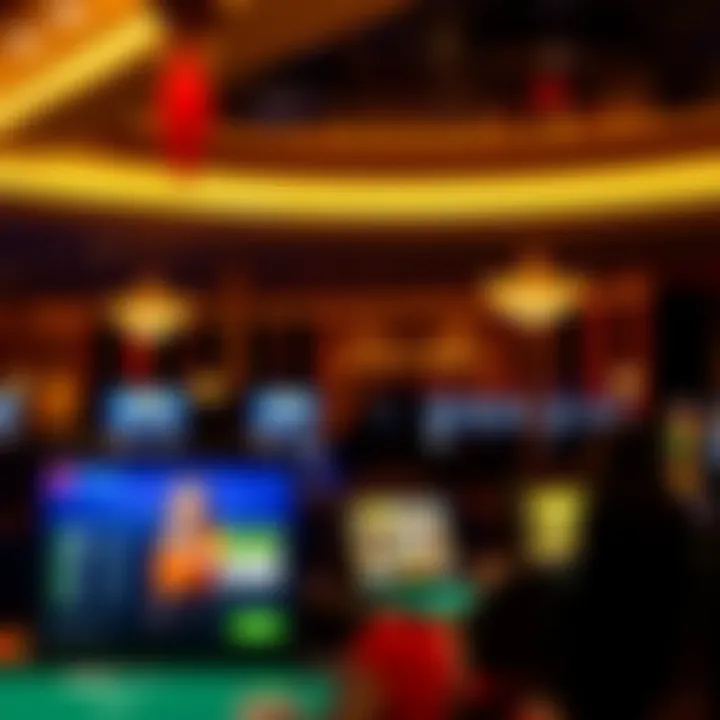 Interior view of Caesars Online Casino platform highlighting games