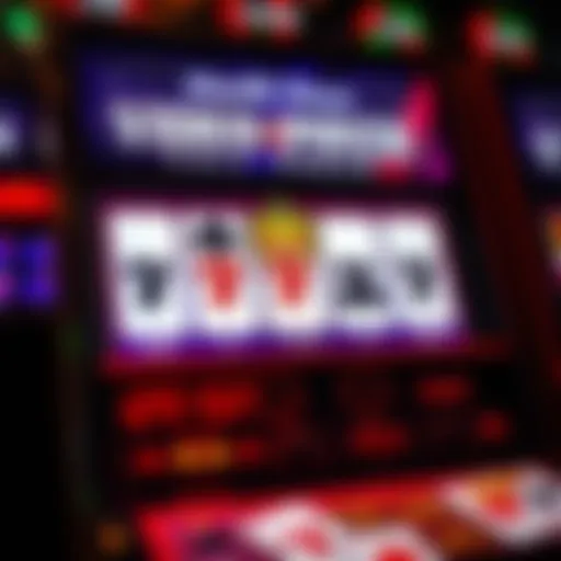 Double Down Video Poker gameplay interface showcasing unique features