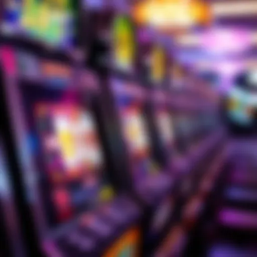 Vibrant Slot Machine Experience Colorful casino slot machine display
