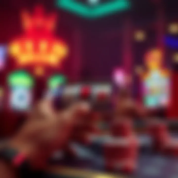 Responsible gaming practices illustration