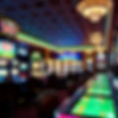 Gaming Floor at Golden Nugget Interior gaming floor showcasing slot machines and table games