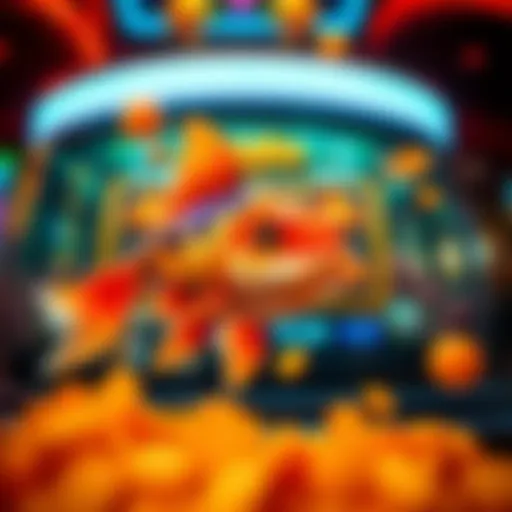 An engaging depiction of Goldfish slots gameplay with vibrant graphics