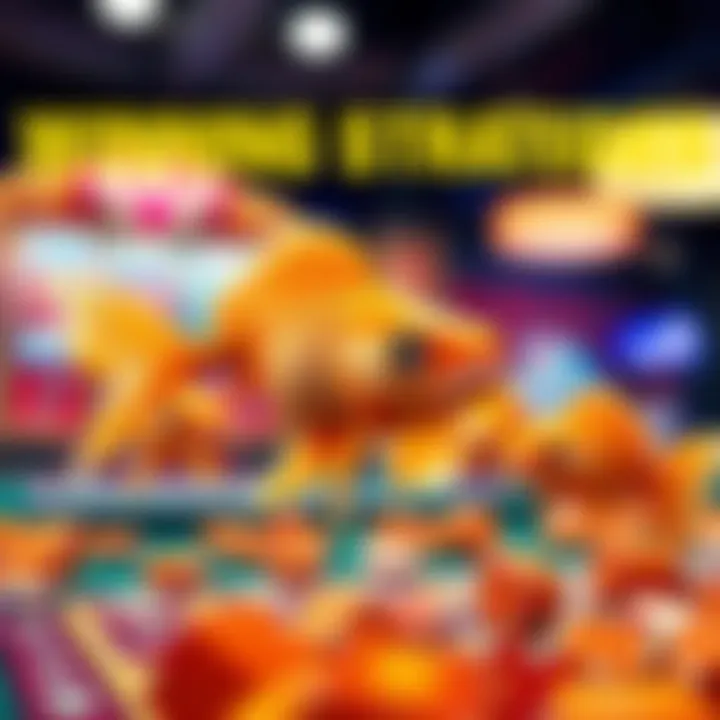 Winning Strategies for Goldfish Slots Strategic icons showcasing winning techniques for Goldfish slots