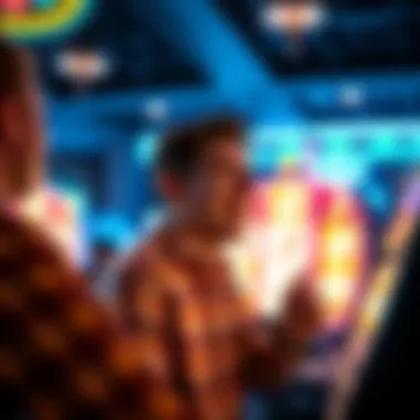 Excitement of Playing Free Slot Games User enjoying a thrilling slot game experience