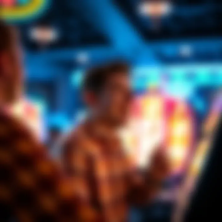 Excitement of Playing Free Slot Games User enjoying a thrilling slot game experience