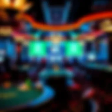 Vibrant Gaming Atmosphere at Graton Interior view of Graton Poker Room showcasing gaming tables