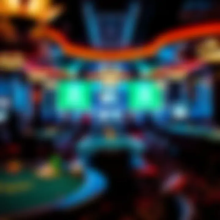 Vibrant Gaming Atmosphere at Graton Interior view of Graton Poker Room showcasing gaming tables