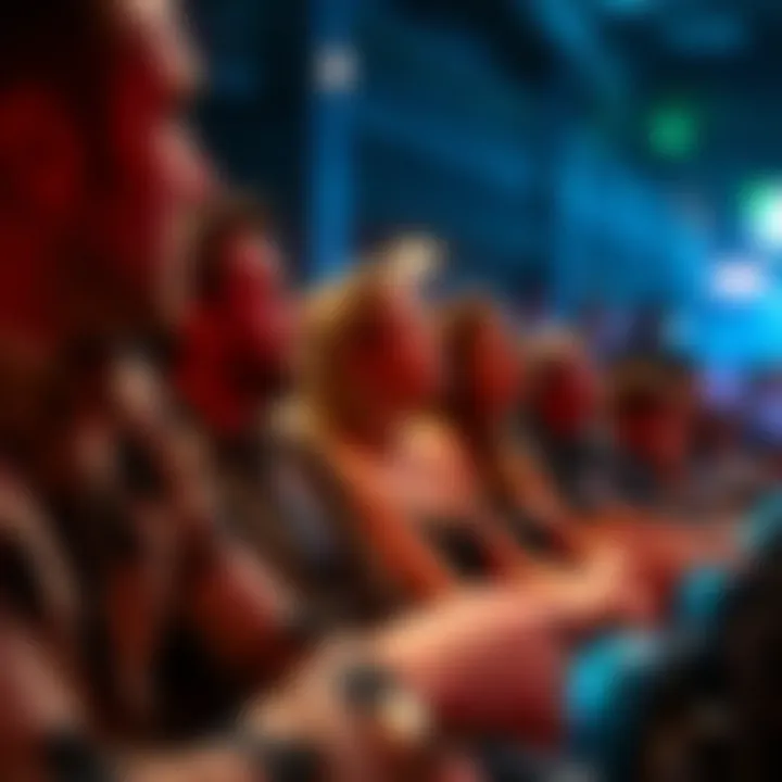 Captivating Audience Engagement at MGM Shows Audience engagement during a show at MGM Resorts