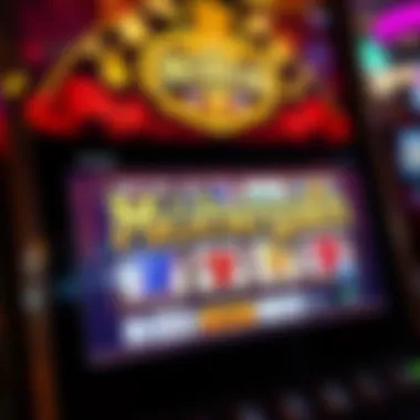 Mohegan Slot Machine Interface Intricate design of Mohegan slot machine interface