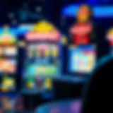 Colorful Monopoly Slots Display