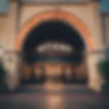 Exterior view of Nittany Mall Casino showcasing its vibrant entrance