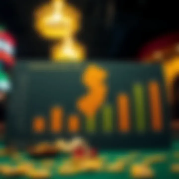 Economic Impact of NJ Instant Lottery Chart depicting the economic impact of the lottery on the community