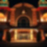 An elegant casino entrance showcasing Pennsylvania's architectural beauty