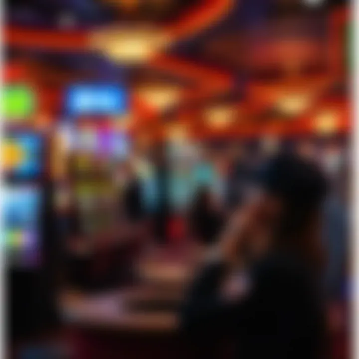 A vibrant gaming floor filled with diverse gaming options
