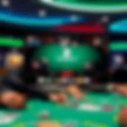 Showcasing the PokerGO platform interface