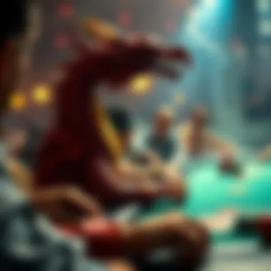 The Thrilling Tournament Landscape of Red Dragon Poker Exciting tournament scene in Red Dragon Poker
