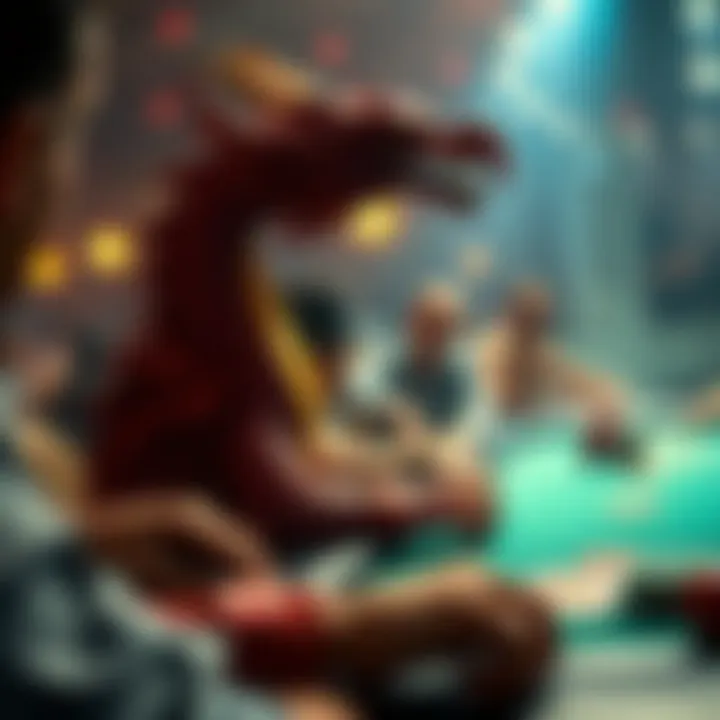 The Thrilling Tournament Landscape of Red Dragon Poker Exciting tournament scene in Red Dragon Poker