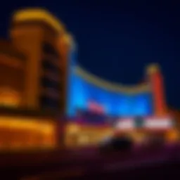 Exterior view of Rivers Casino Schenectady showcasing its architectural design