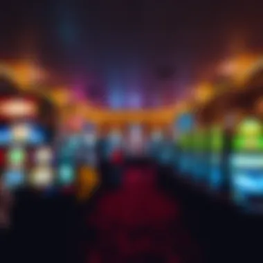 Diverse Gaming Experience at Rivers Casino Interior gaming floor bustling with activity and various gaming options