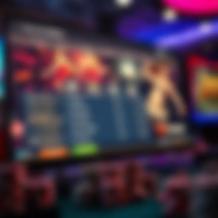 Online Gaming Payment Options An engaging online gaming interface showcasing payment options