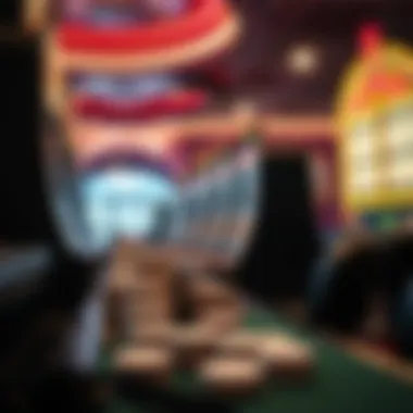 Illustration of strategic gaming choices at casinos