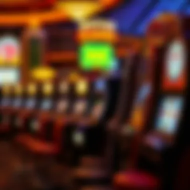 The evolution of slot machines depicted through a timeline of technological advancements.