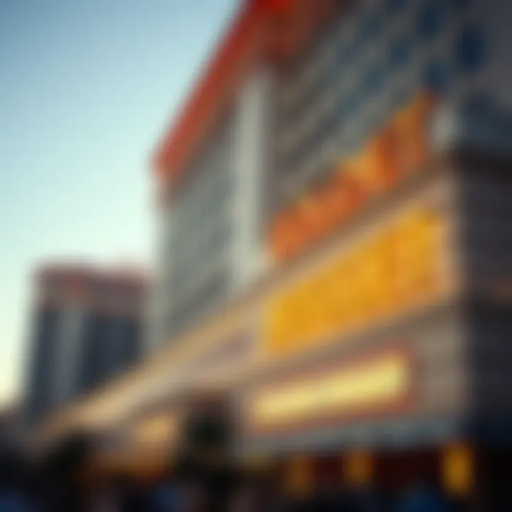Facade of the Golden Nugget showcasing its architectural grandeur