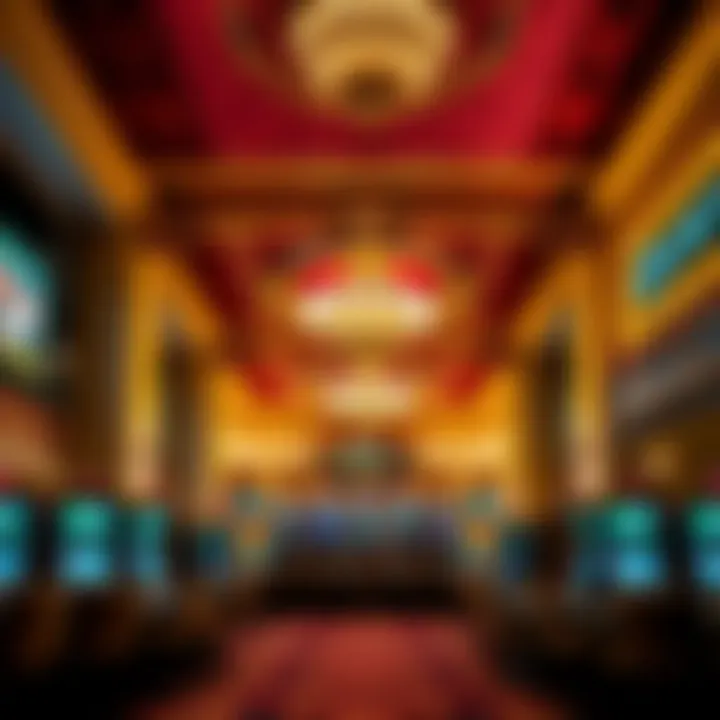 Interior of the Golden Nugget highlighting its luxurious design