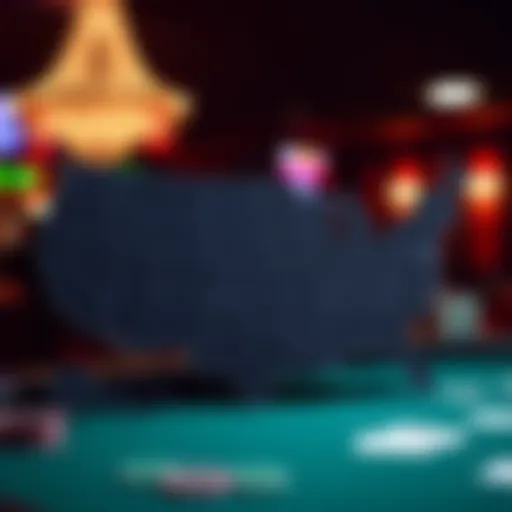 Online Gambling Legal Status by State A detailed map showcasing the legal statuses of online gambling across the United States