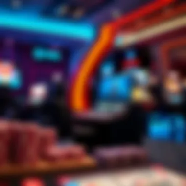 A visual representation of various online gaming platforms available in legalized states