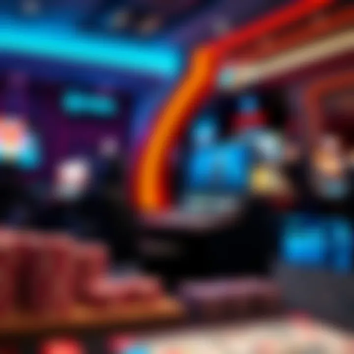 A visual representation of various online gaming platforms available in legalized states