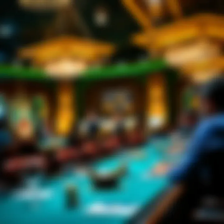 Dining Experience in a Casino Dining experience within a renowned casino setting