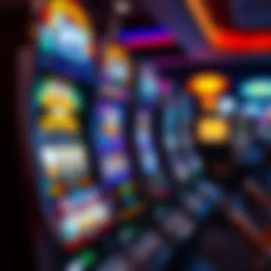Diverse Slot Machine Offerings A close-up of popular slot machines with engaging themes