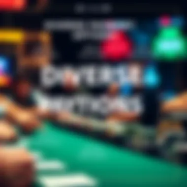 Diverse Payment Options An infographic showcasing various payment methods available on sports betting platforms