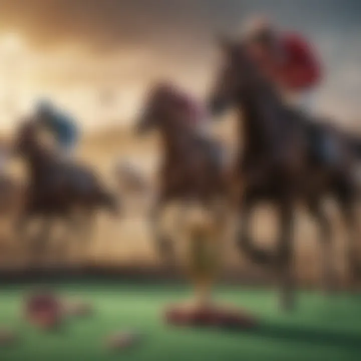 Exciting gameplay of Fortune Cup horse racing game