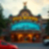 The iconic entrance of Foxwoods Resort Casino showcasing its grandeur