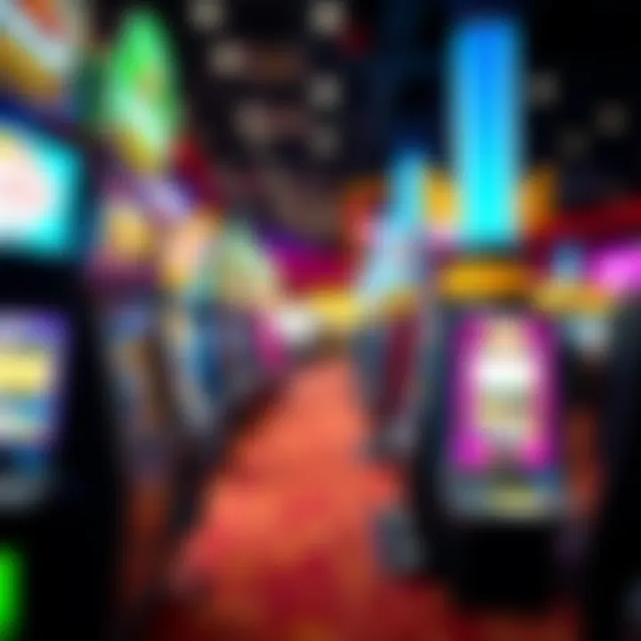 Vibrant gaming floor filled with various gaming options