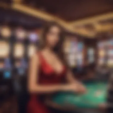 Engaging Online Slot Experience Vivid depiction of an online casino slot interface showcasing vibrant graphics and engaging gameplay.